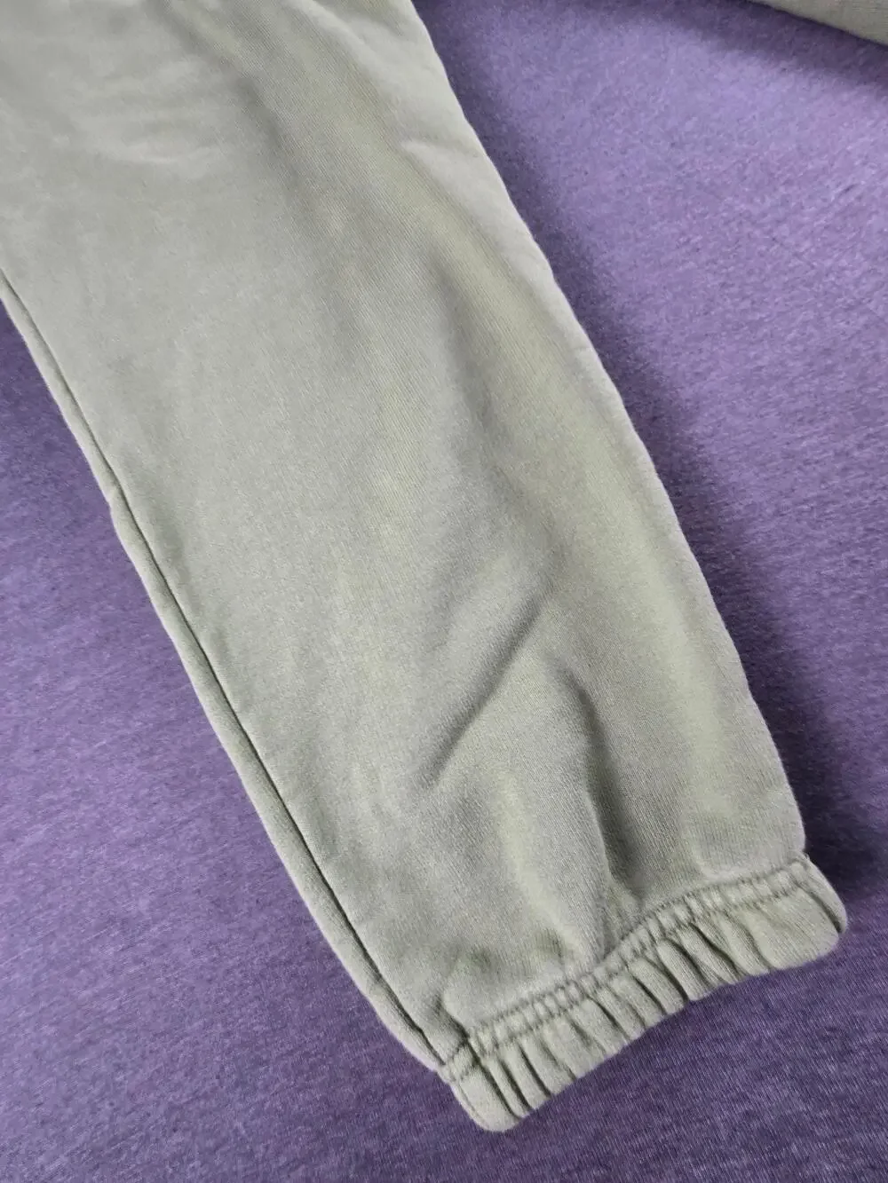 Jordan Pants Mens XL Green French Terry Joggers Athletic Air Jordan Zip Pocket